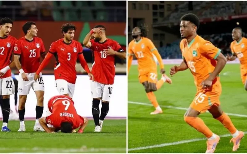 مواجهة قوية.. موعد مصر أمام كوت ديفوار بربع نهائي أمم أفريقيا والقنوات الناقلة